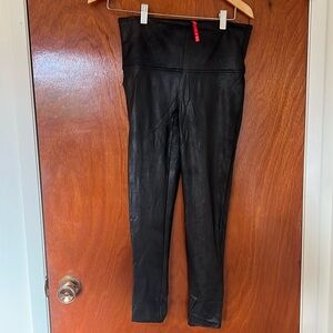 Spanx Leather-look leggings